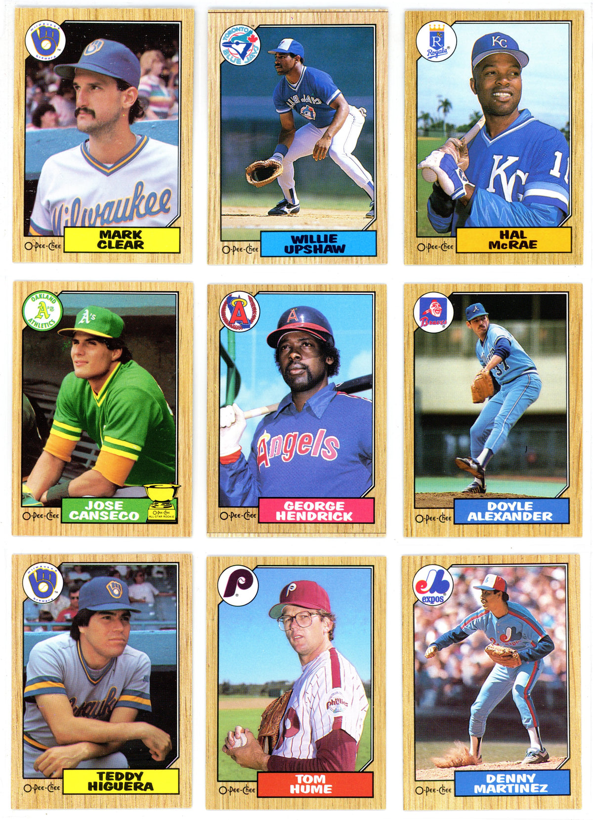 1987 OPC O-Pee-Chee MLB Baseball Complete Set (396 Cards) High Grade! Barry Bonds Rookie