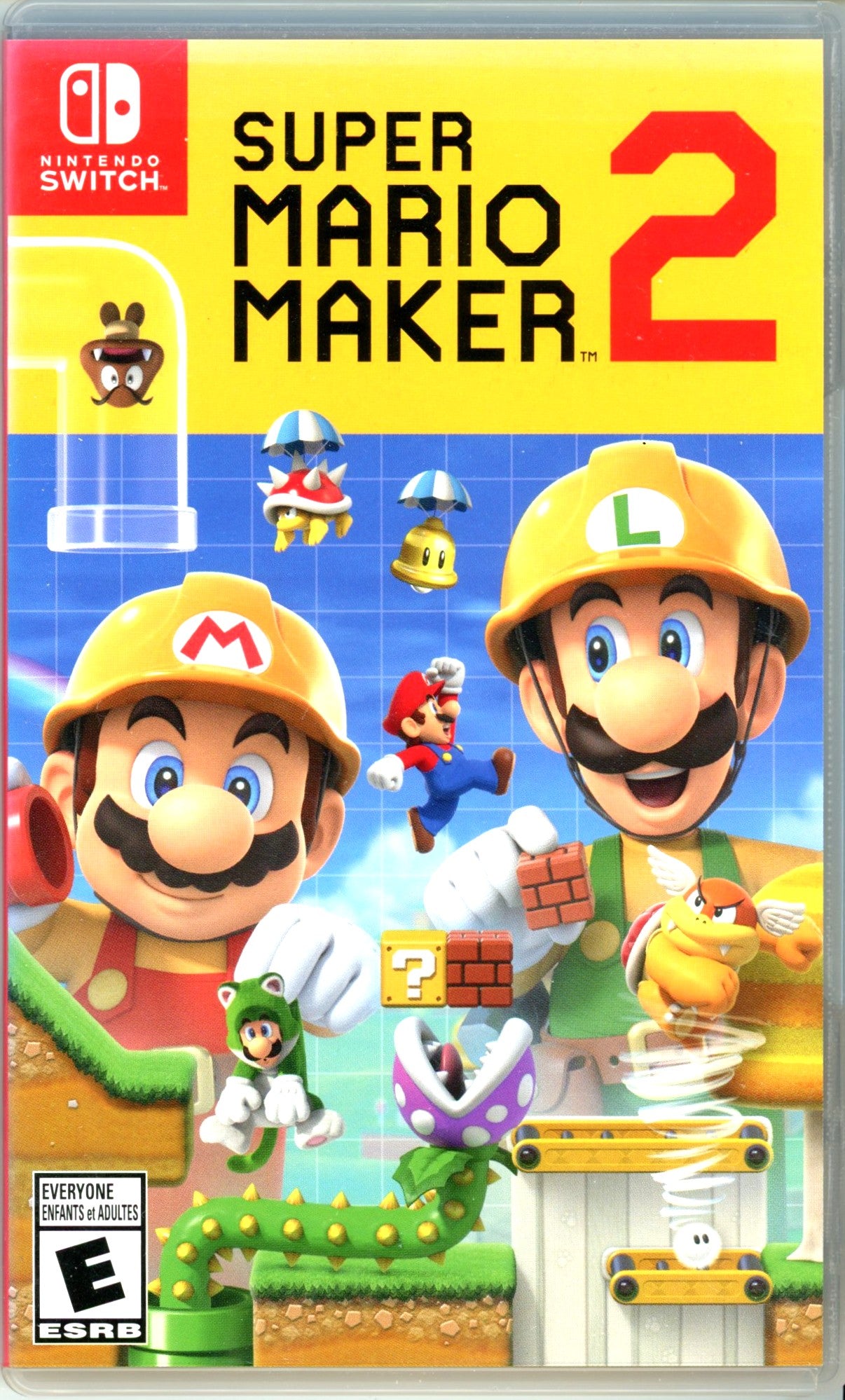 2019 Nintendo Super Mario Maker 2 Switch Video Game Cartridge In Box