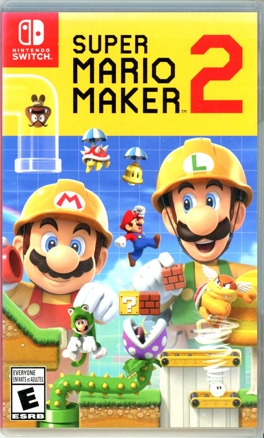 2019 Nintendo Super Mario Maker 2 Switch Video Game Cartridge In Box