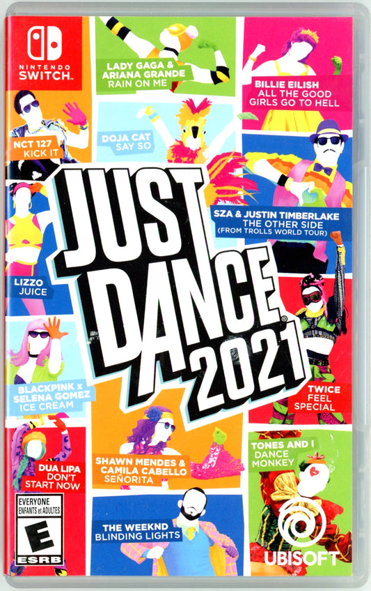 2020 Ubisoft Just Dance 2021 Nintendo Switch Video Game Cartridge In Box