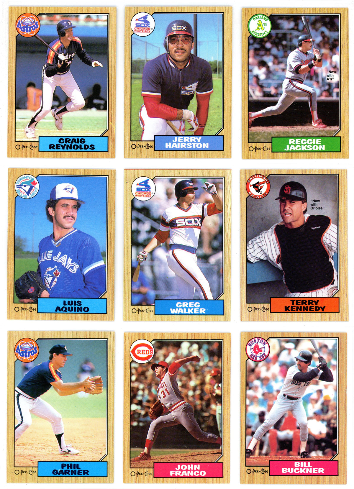 1987 OPC O-Pee-Chee MLB Baseball Complete Set (396 Cards) High Grade! Barry Bonds Rookie