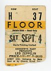 Led Zeppelin Vintage Concert Ticket Maple Leaf Gardens (Toronto, 1971)