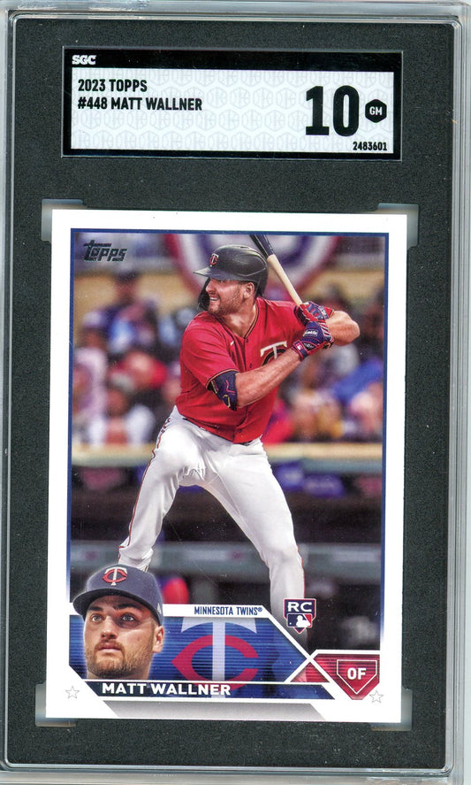 2023 Topps Matt Wallner Graded Rookie Card SGC 10