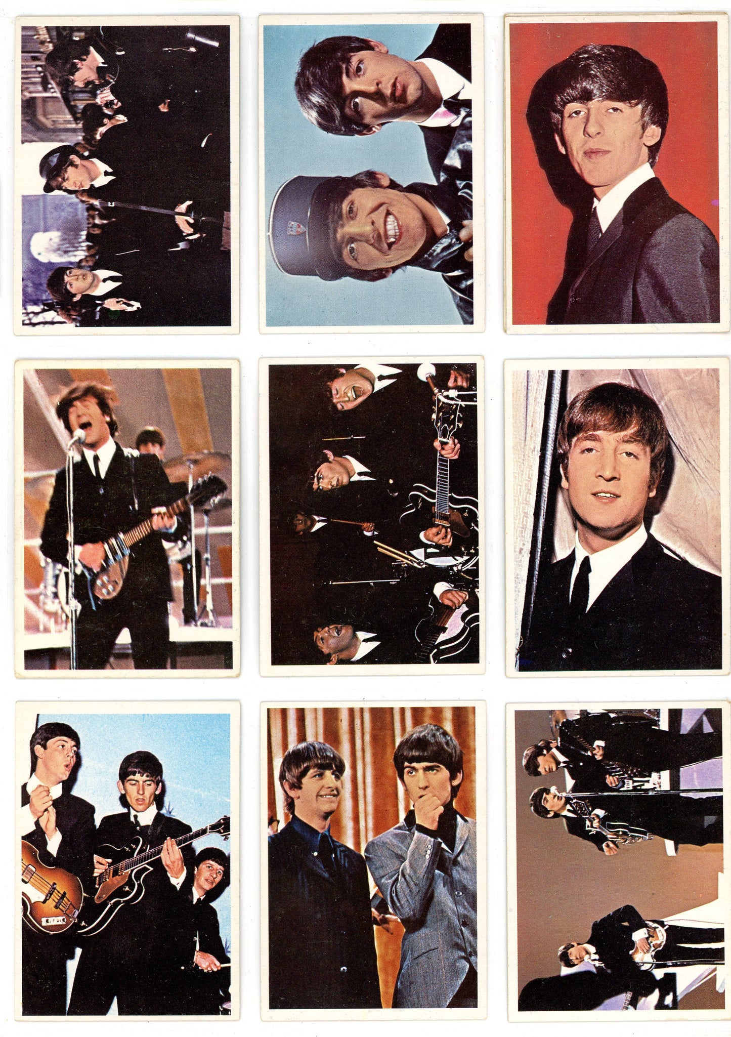 1964 Topps The Beatles Diary Trading Card Complete Set (60 Cards)