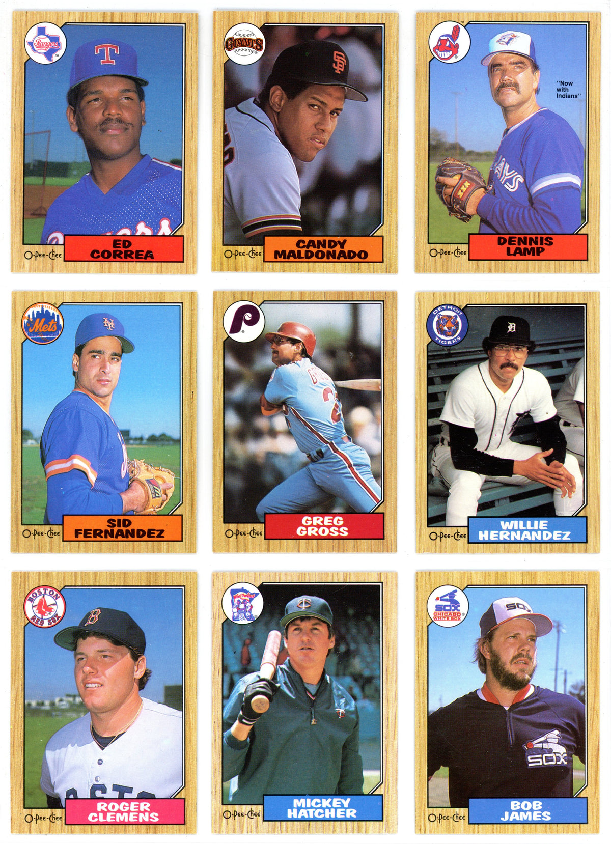 1987 OPC O-Pee-Chee MLB Baseball Complete Set (396 Cards) High Grade! Barry Bonds Rookie
