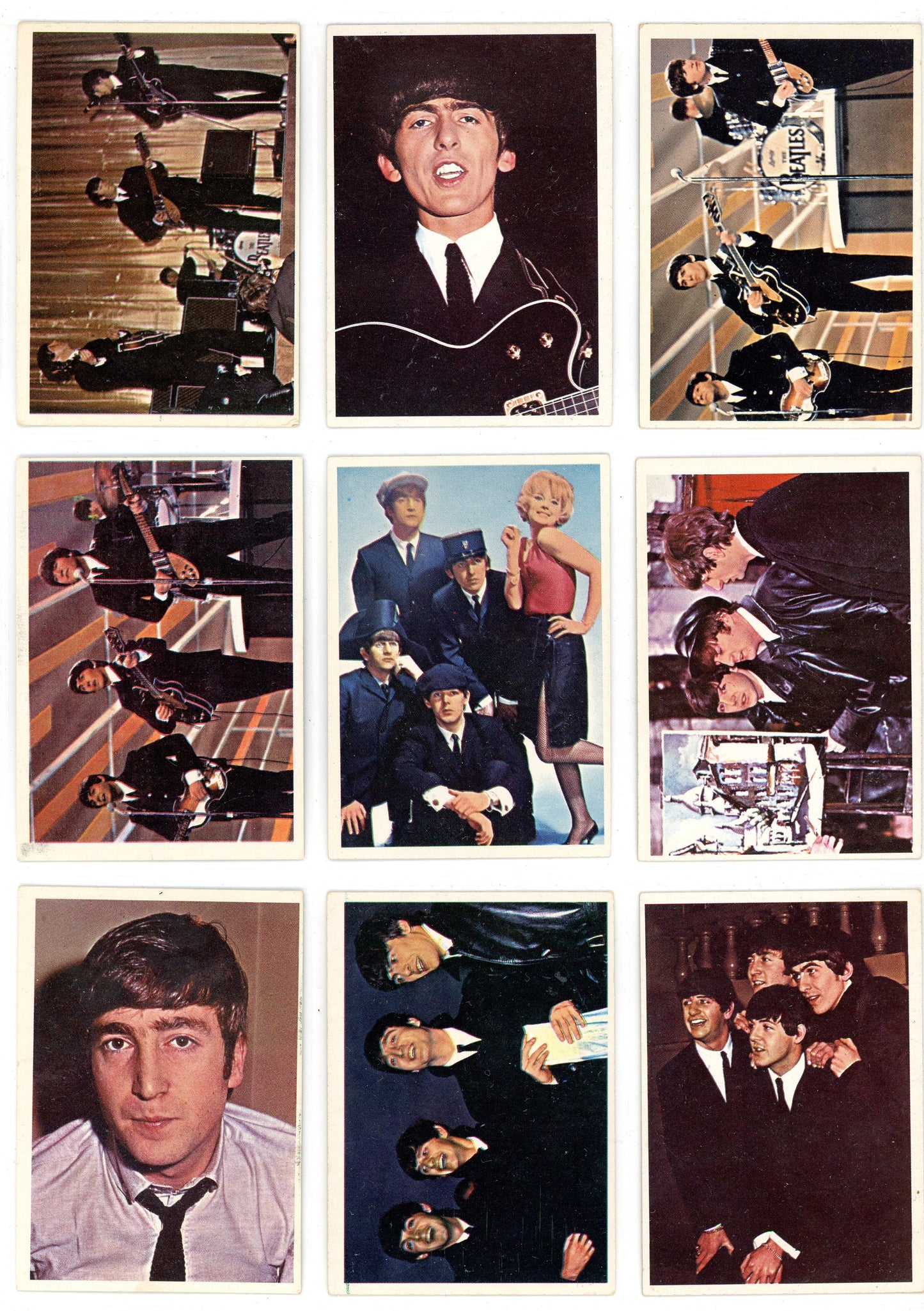 1964 Topps The Beatles Diary Trading Card Complete Set (60 Cards)