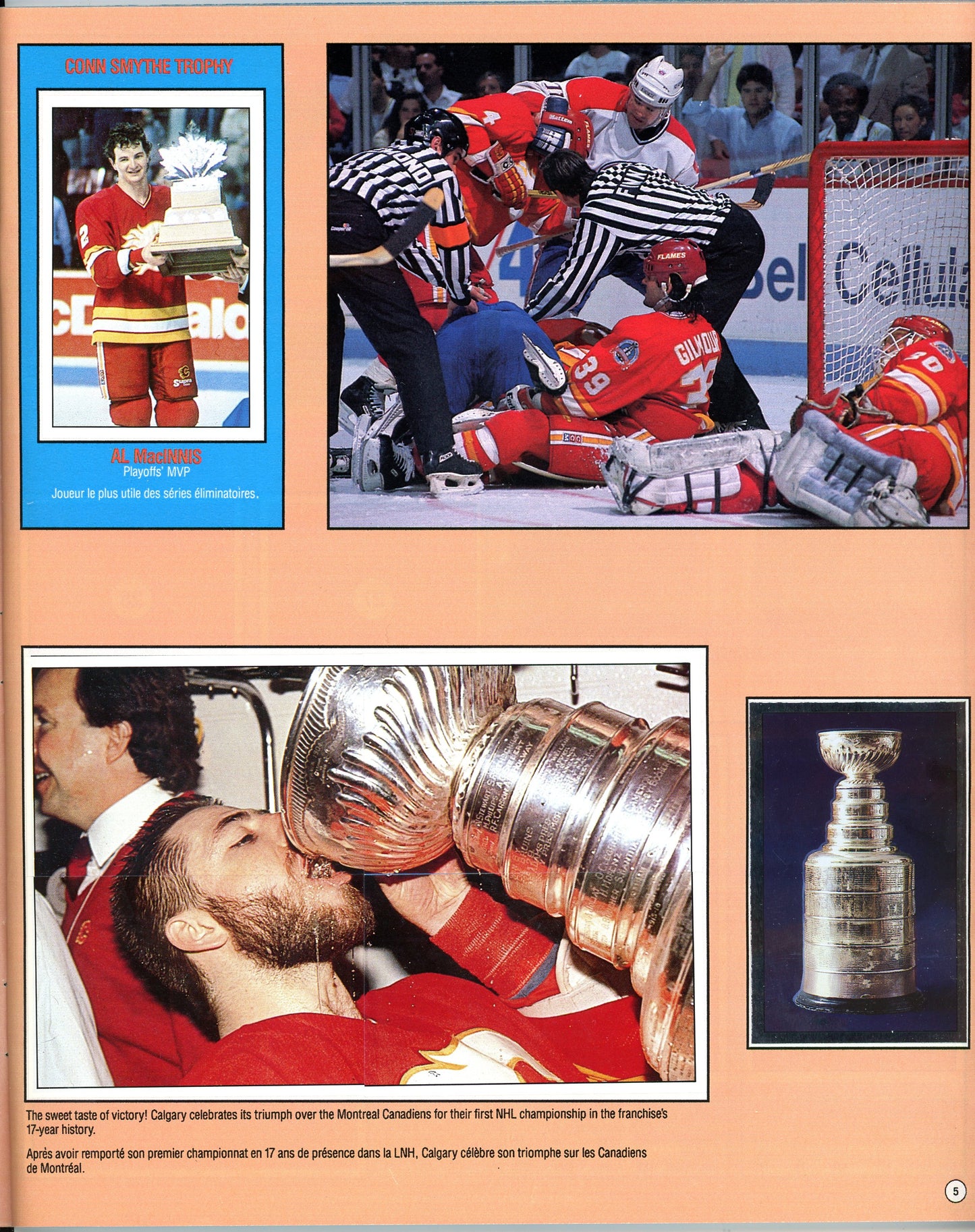 1989/90 Panini NHL Hockey Complete Sticker Album