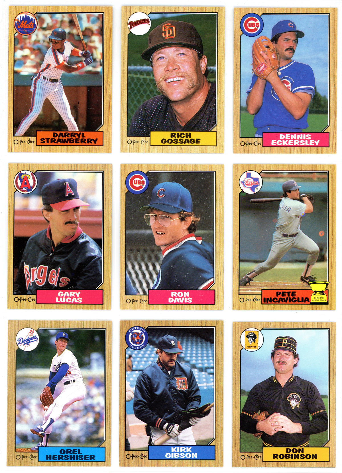 1987 OPC O-Pee-Chee MLB Baseball Complete Set (396 Cards) High Grade! Barry Bonds Rookie
