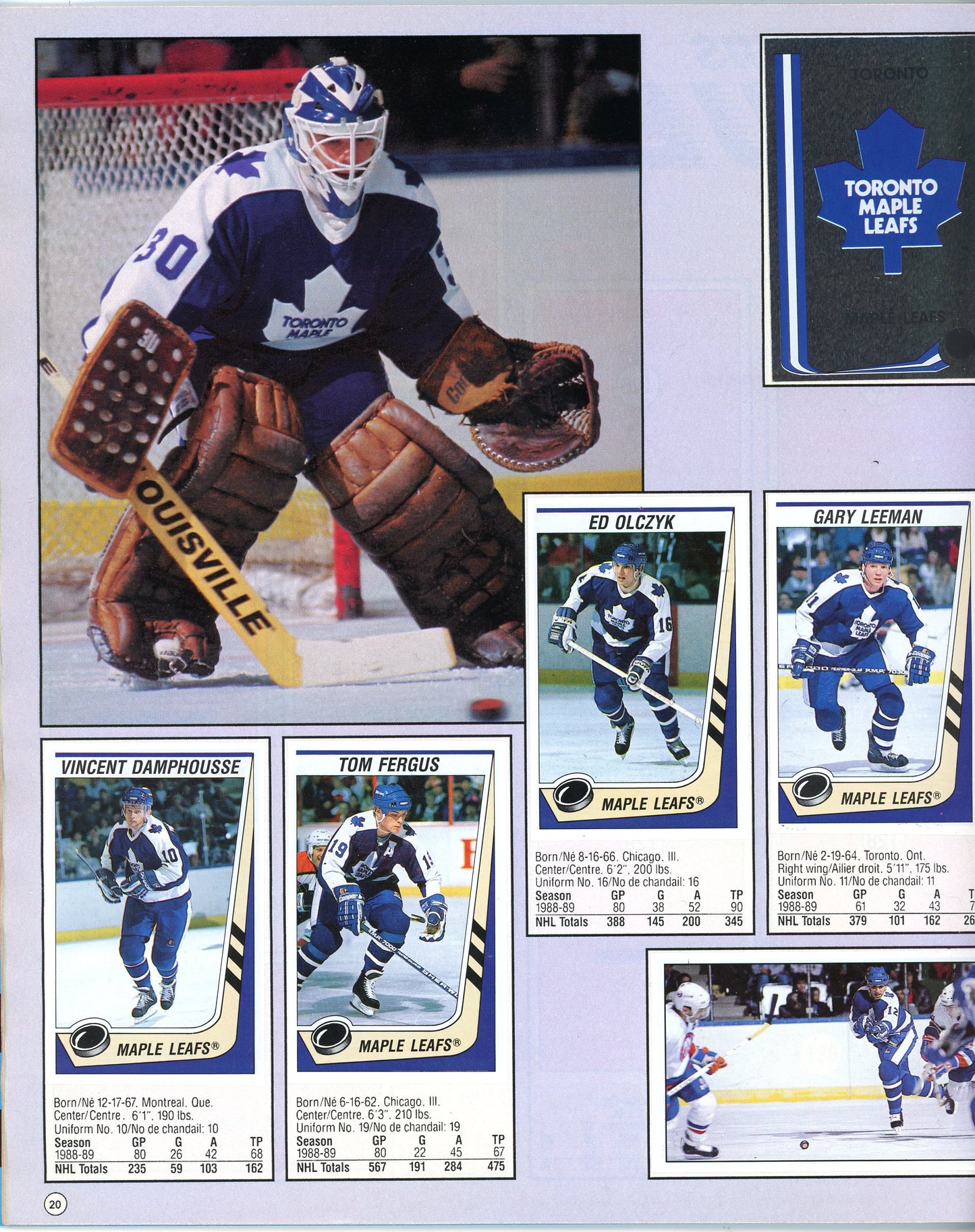 1989/90 Panini NHL Hockey Complete Sticker Album