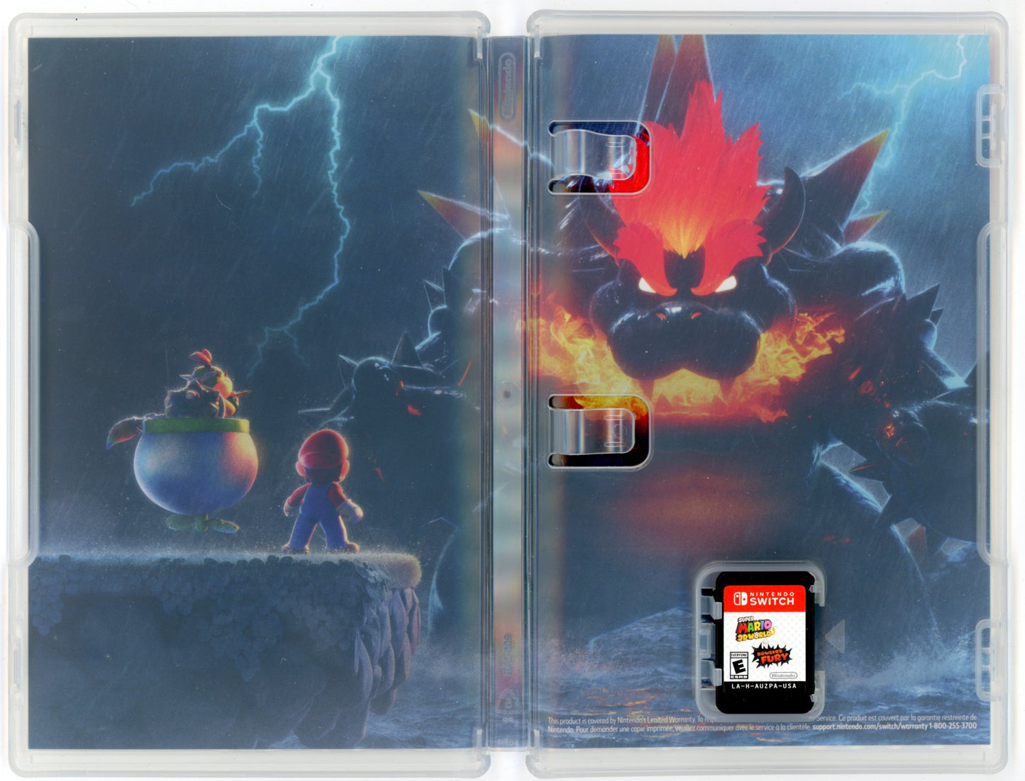 2021 Super Mario 3D World + Bowser's Fury Nintendo Switch Video Game Cartridge In Box