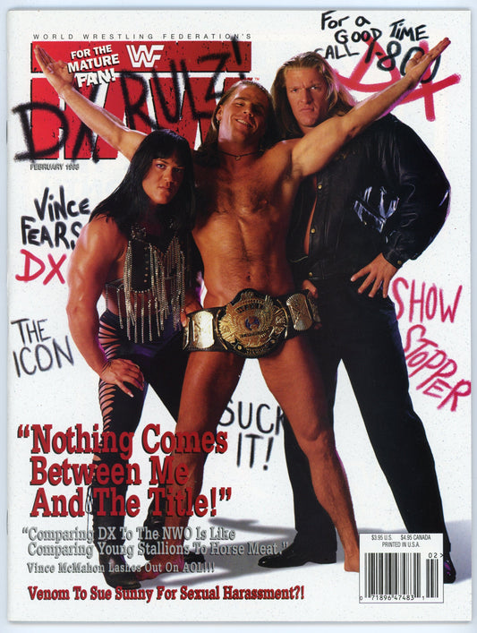 WWF WWE Raw Wrestling Magazine (February 1998) D-Generation X