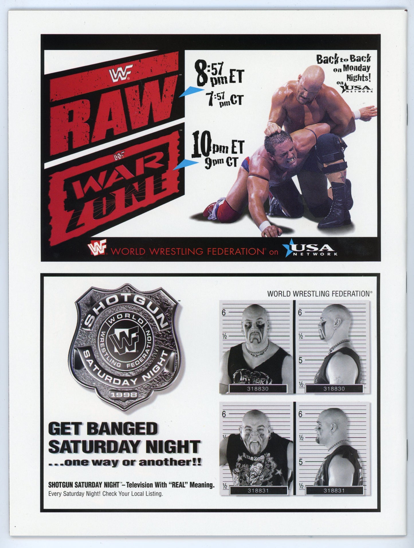 WWF WWE Raw Wrestling Magazine (February 1998) D-Generation X