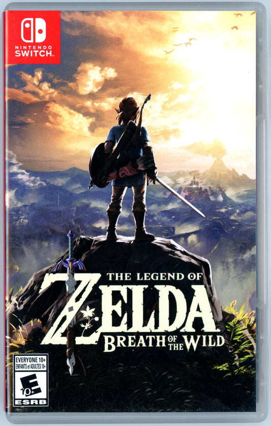 2017 The Legend of Zelda: Breath of the Wild Nintendo Switch Video Game Cartridge In Box