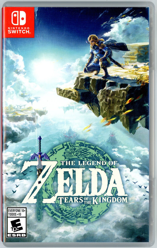 2023 The Legend of Zelda: Tears of the Kingdom Nintendo Switch Video Game Cartridge In Box