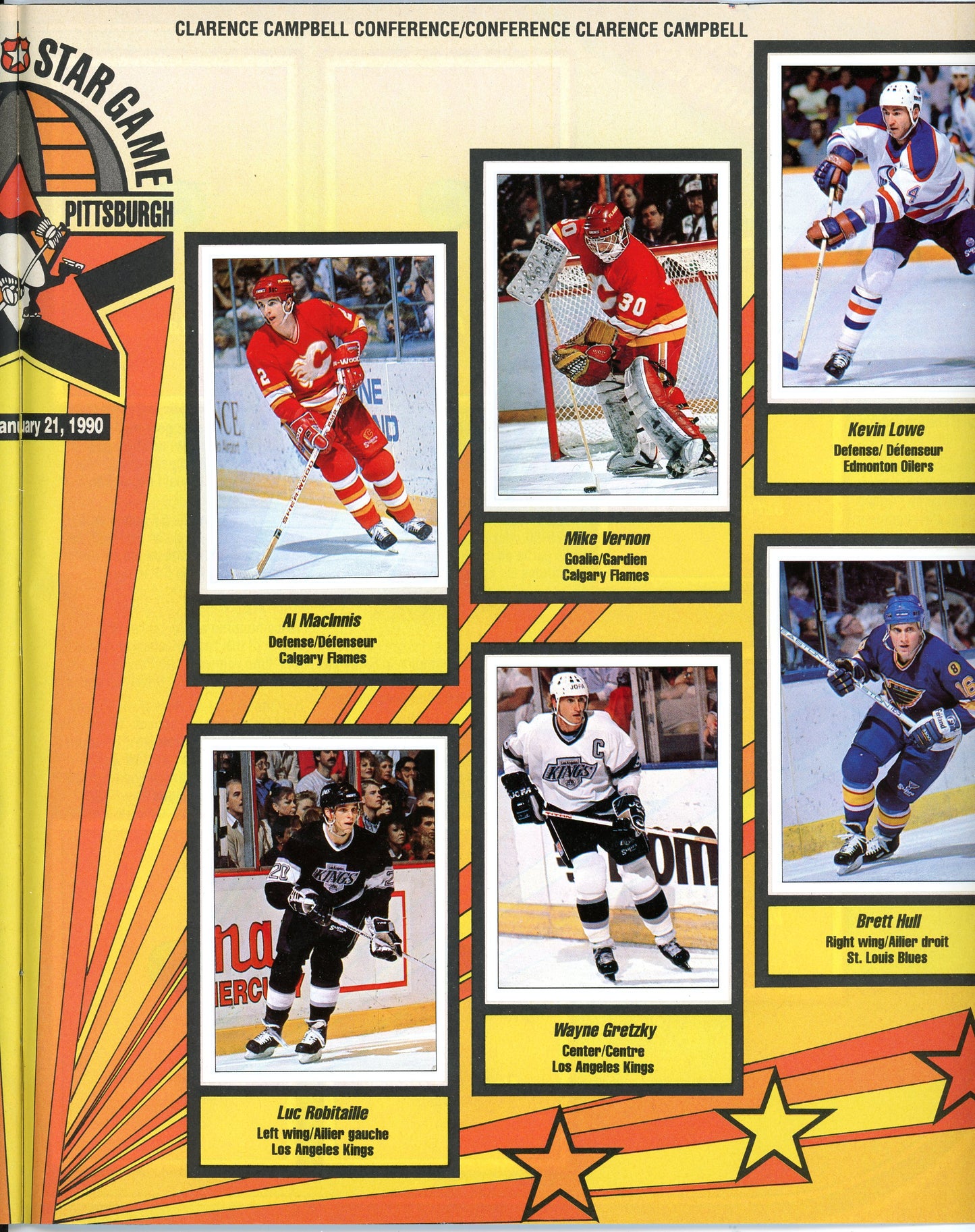 1990/91 Panini NHL Hockey Complete Sticker Album Wayne Gretzky