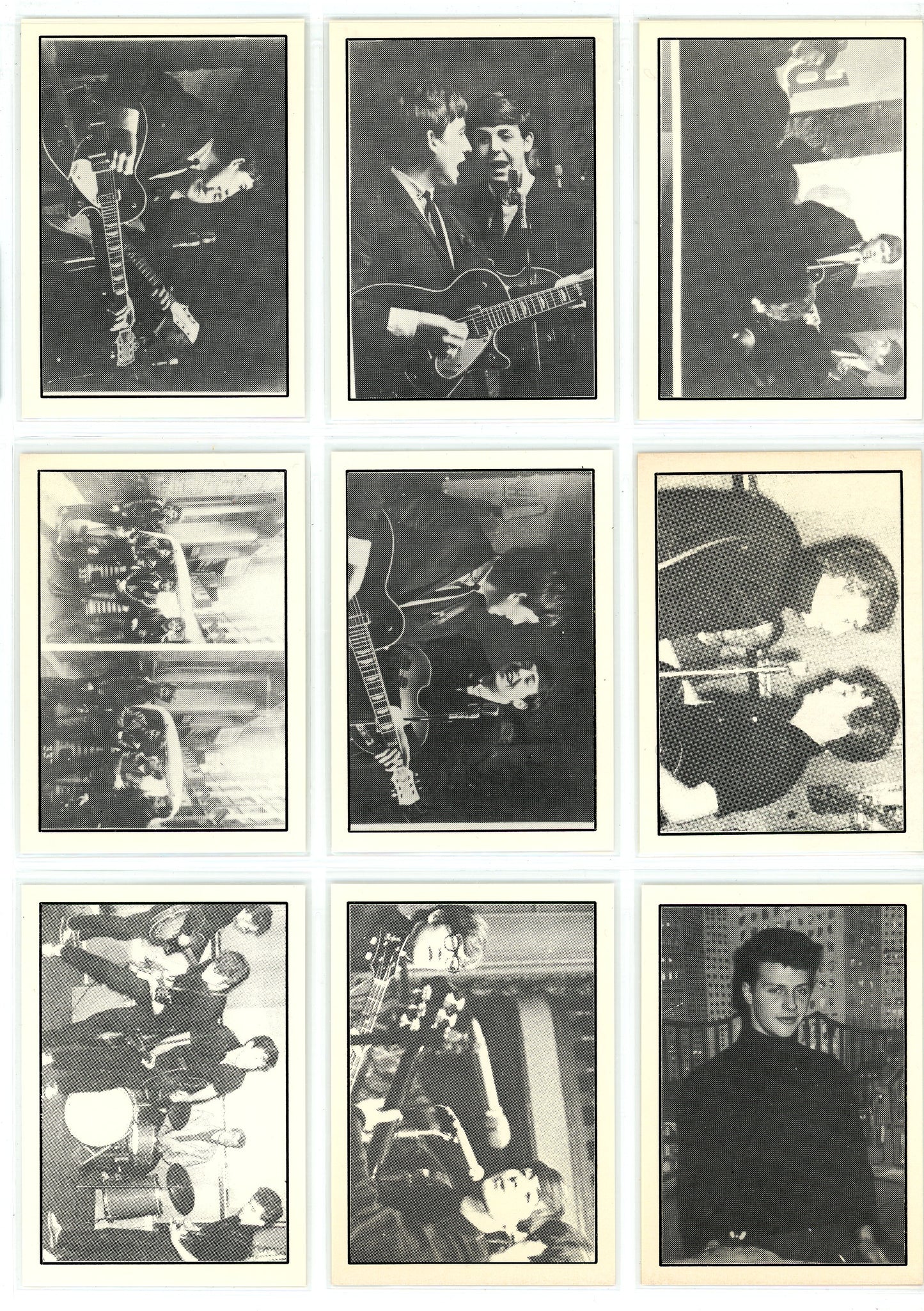 1992 American Images The Beatles: 1960-1964 Trading Card Complete Set (36 Cards)