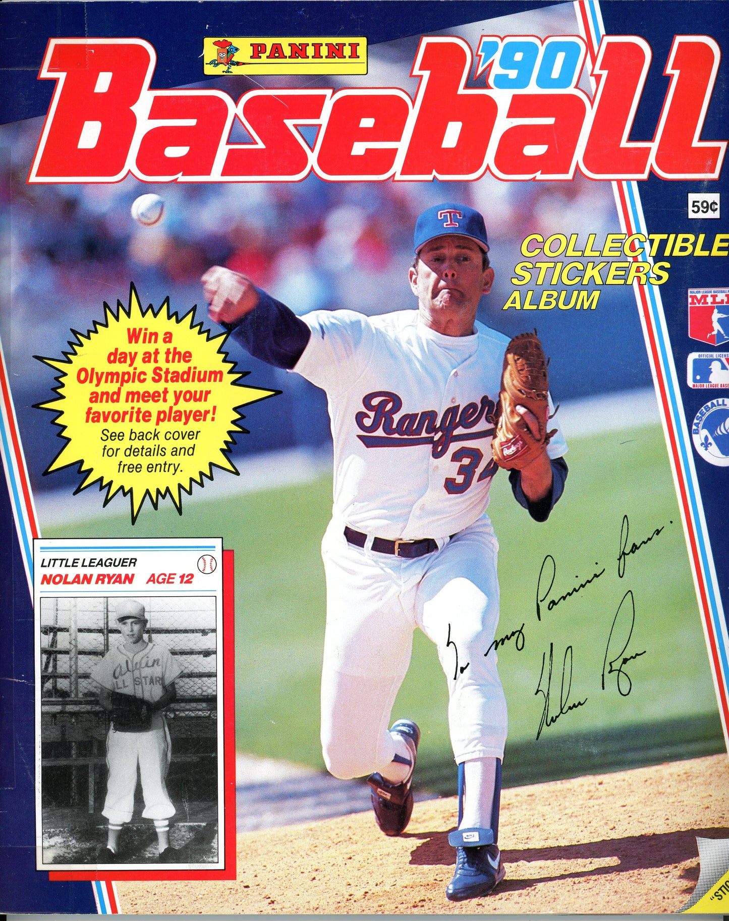 1990 Panini MLB Baseball Complete Sticker Album