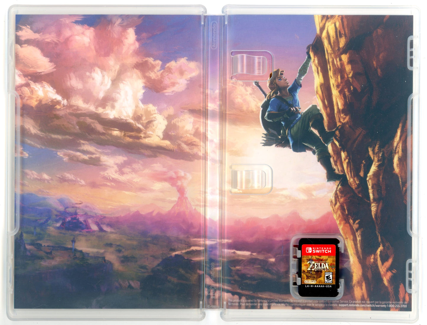 2017 The Legend of Zelda: Breath of the Wild Nintendo Switch Video Game Cartridge In Box