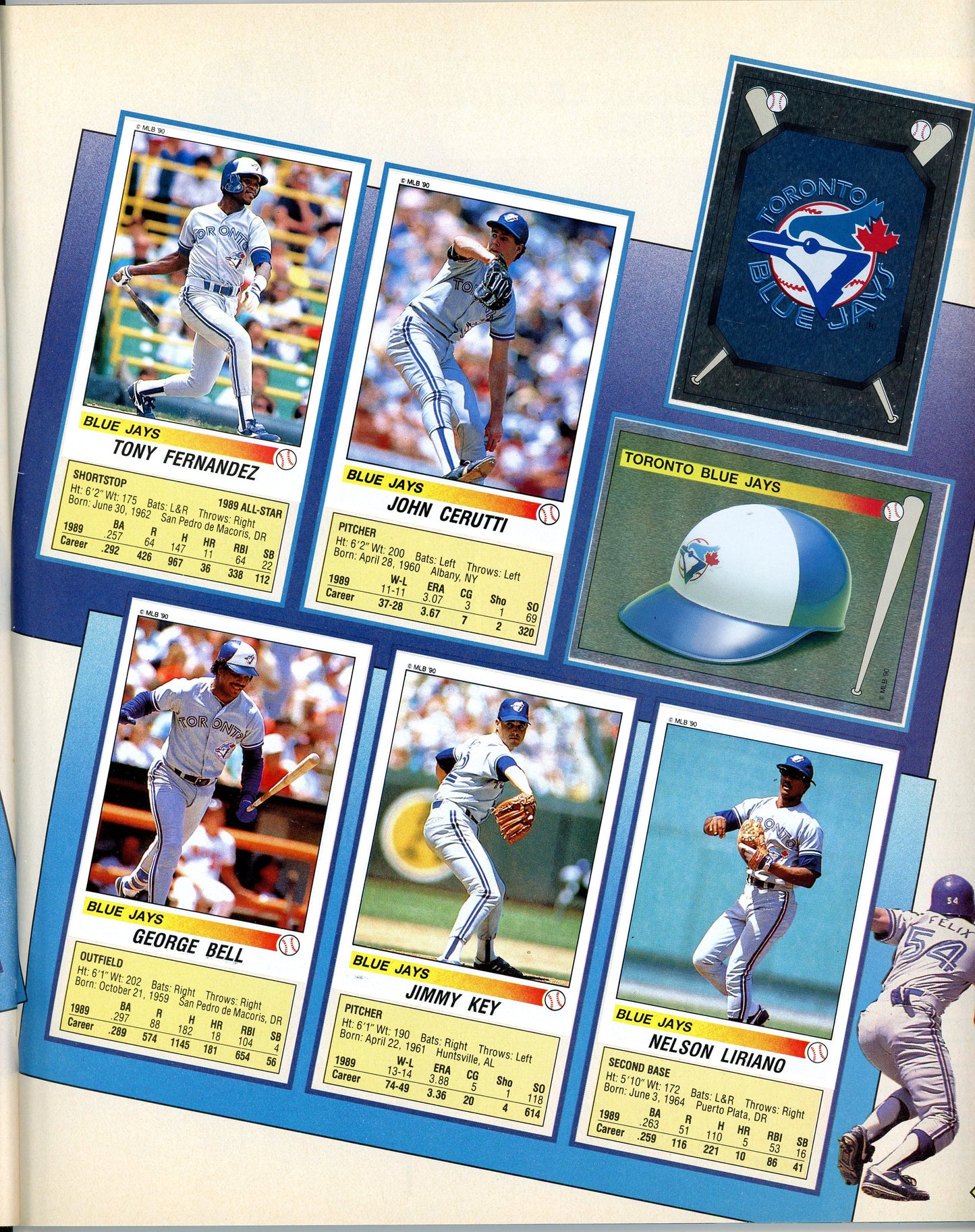 1990 Panini MLB Baseball Complete Sticker Album