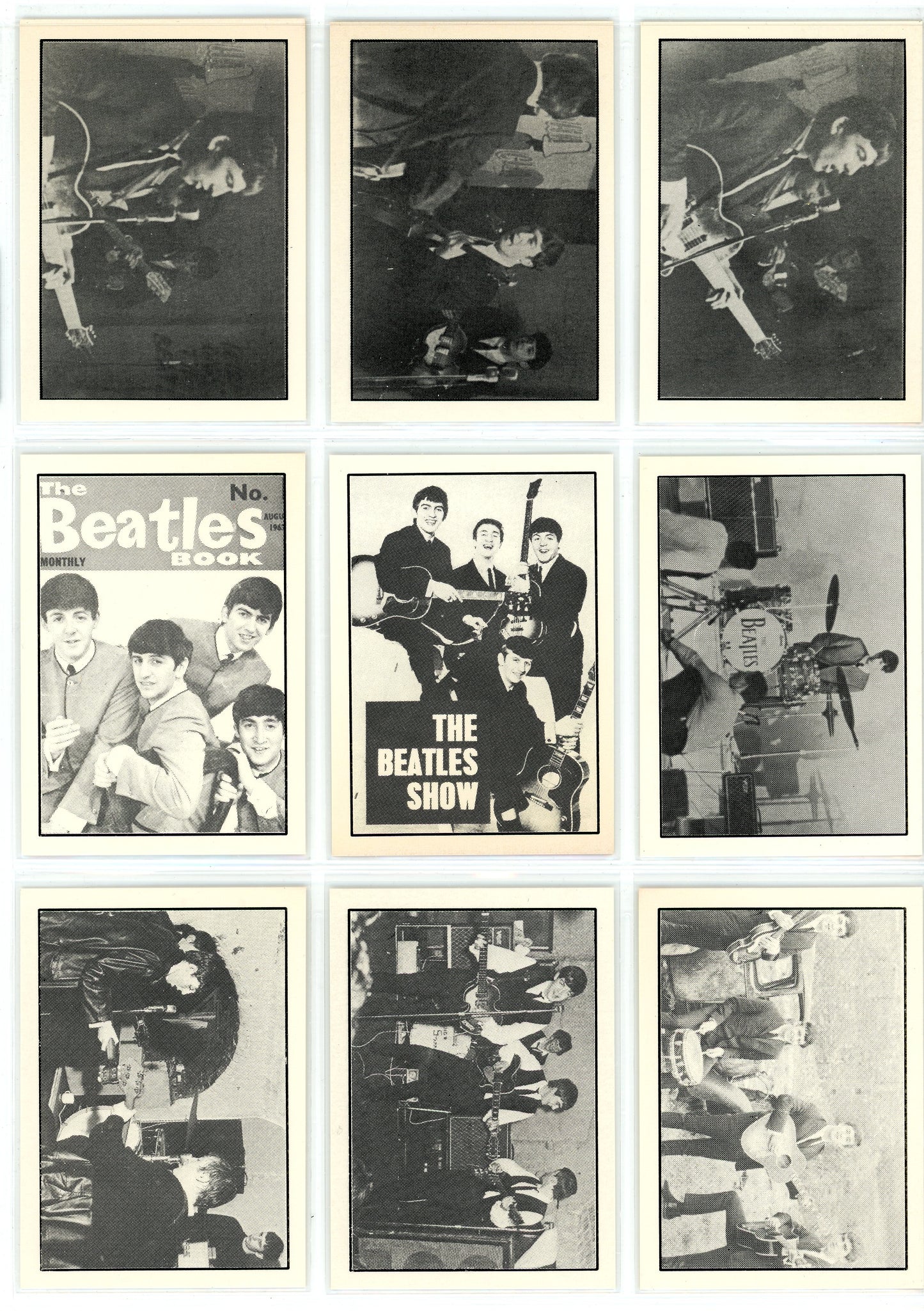 1992 American Images The Beatles: 1960-1964 Trading Card Complete Set (36 Cards)