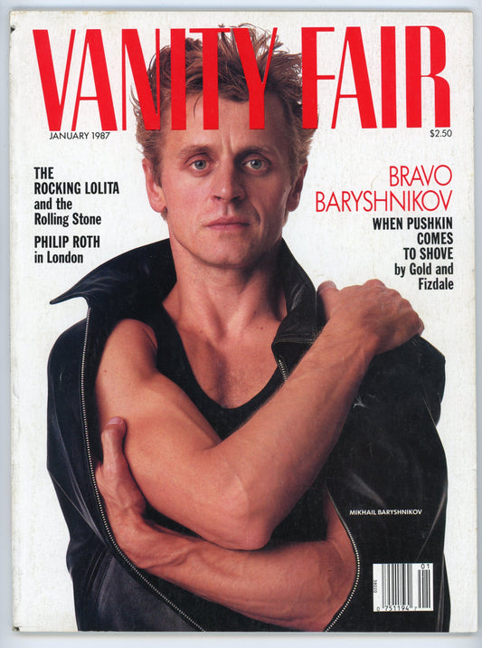Vanity Fair Vintage Magazine (January 1987) Mikhail Baryshnikov Cover