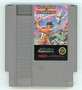 1987 Wizards & Warriors (Densetsu no Kishi Elrond) NES Video Game Cartridge