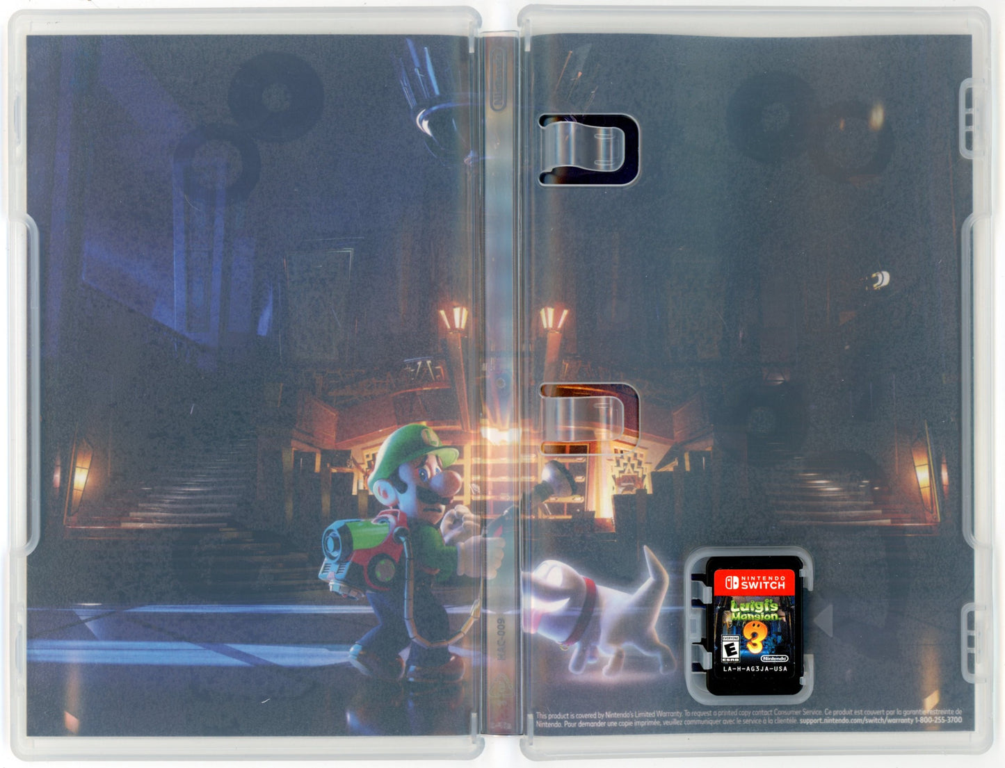2019 Luigi's Mansion 3 Nintendo Switch Video Game Cartridge In Box