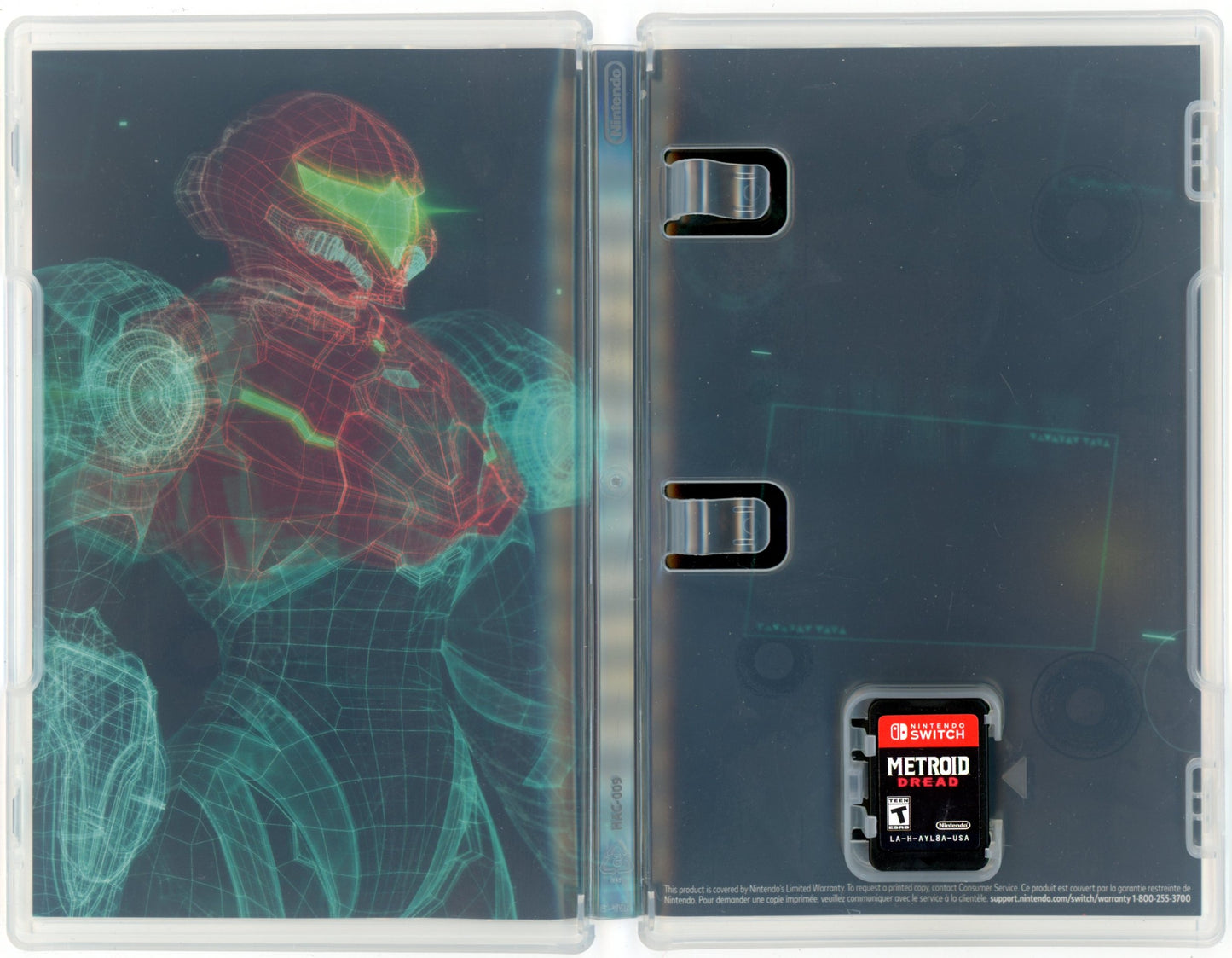 2021 Metroid Dread Nintendo Switch Video Game Cartridge In Box
