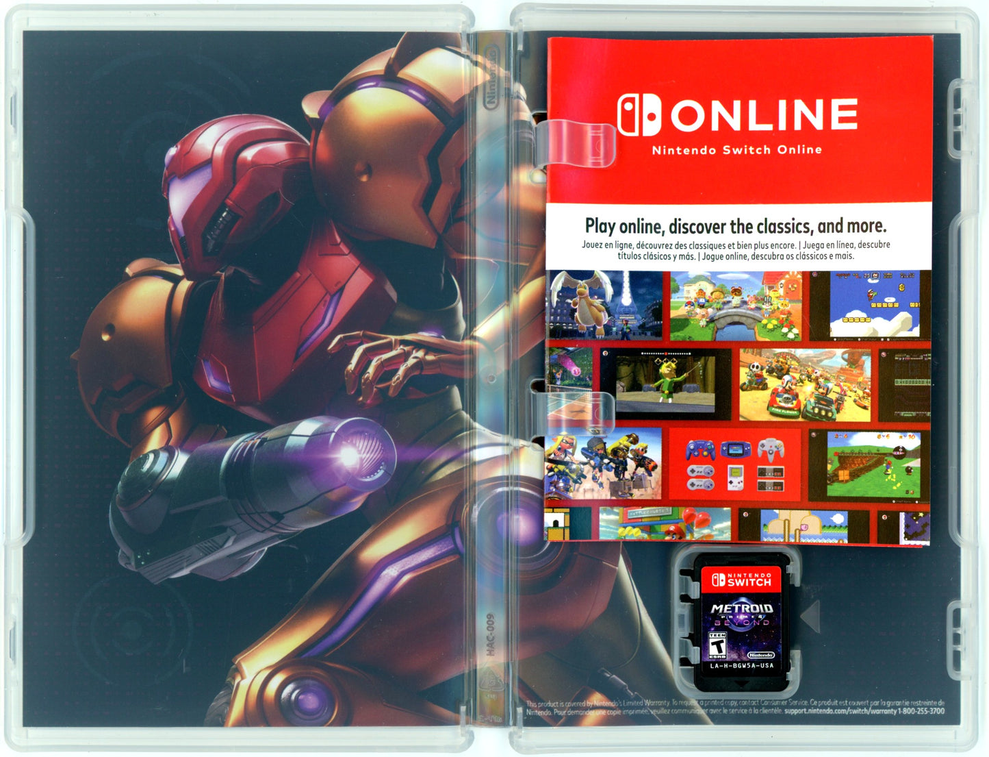 2025 Metroid Prime 4: Beyond Nintendo Switch Video Game Cartridge In Box