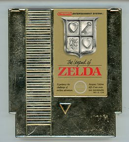 1986 The Legend of Zelda NES Video Game Cartridge