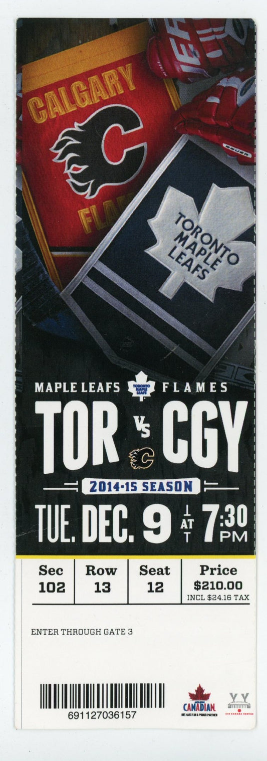 Toronto Maple Leafs vs. Calgary Flames Ticket Air Canada Centre (Toronto, 2014)