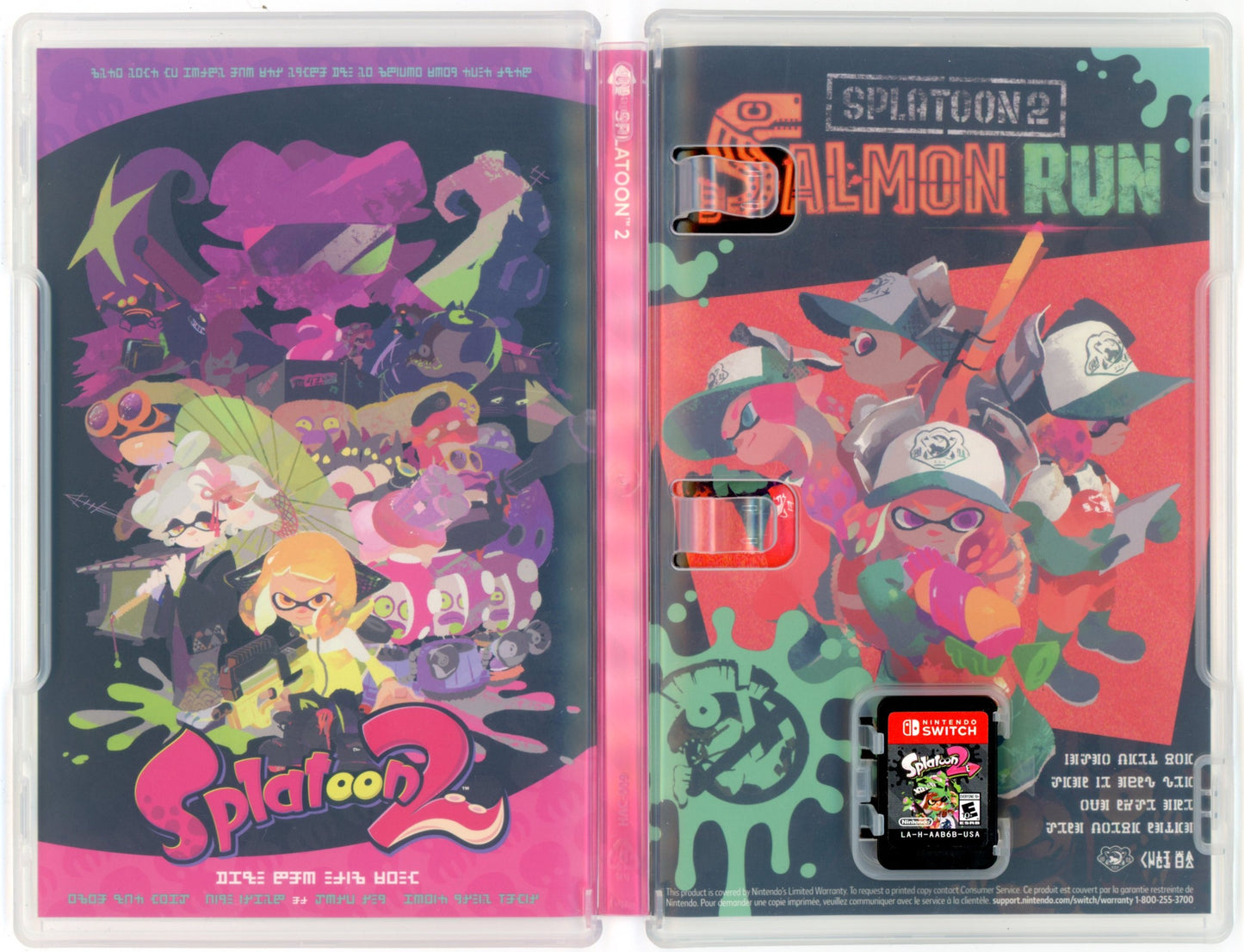 2017 Splatoon 2 Nintendo Switch Video Game Cartridge In Box