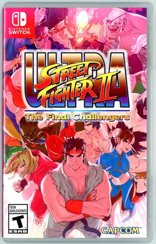 2017 Capcom Ultra Street Fighter II: The Final Challengers Nintendo Switch Video Game Cartridge In Box