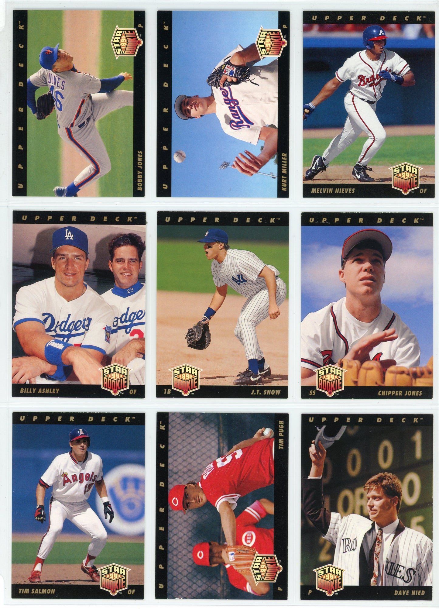 1993 Upper Deck MLB Baseball Card Complete Set (840 Cards)