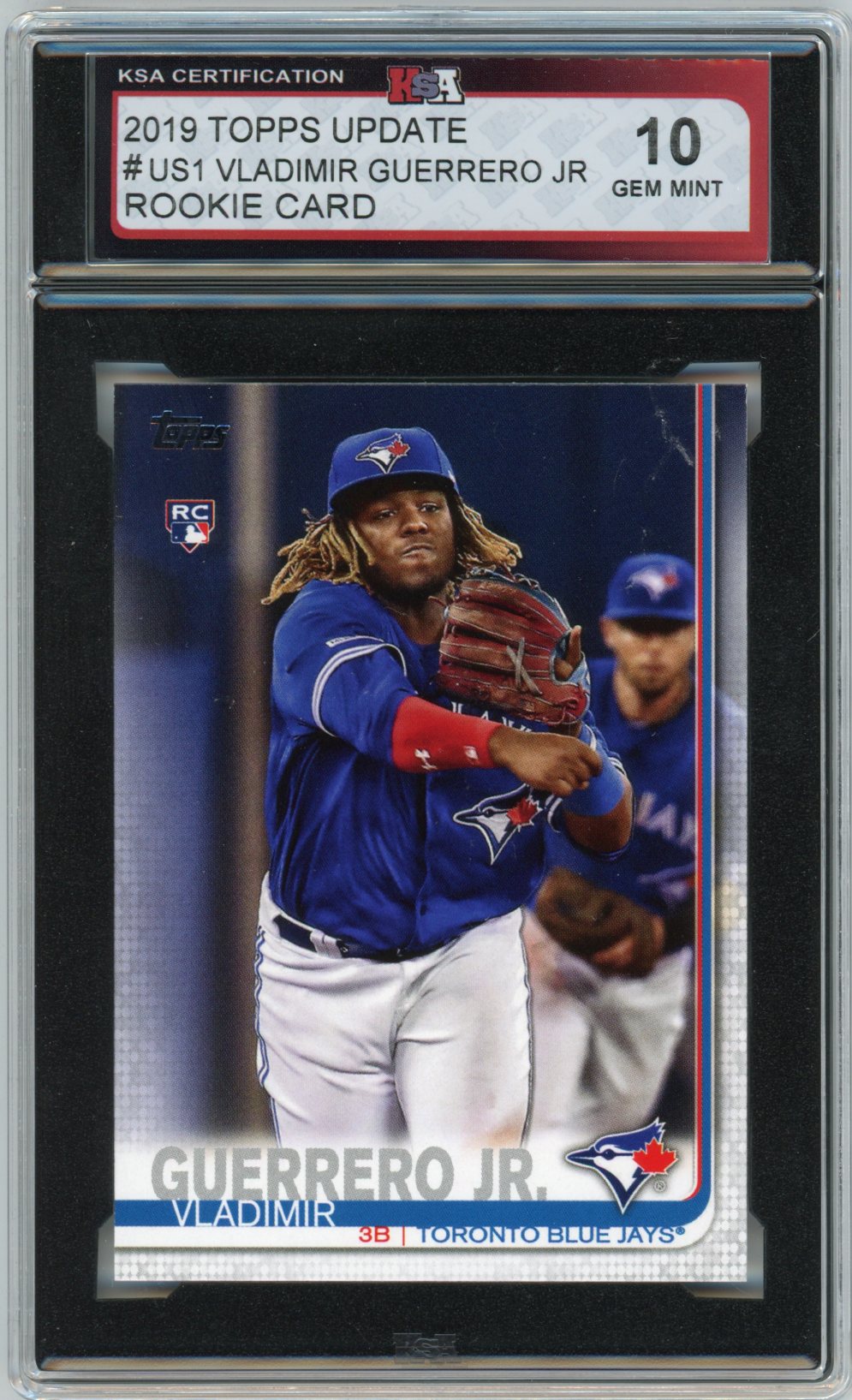 2019 Topps Update Vladimir Guerrero Jr. Graded Rookie Card #US1 KSA 10