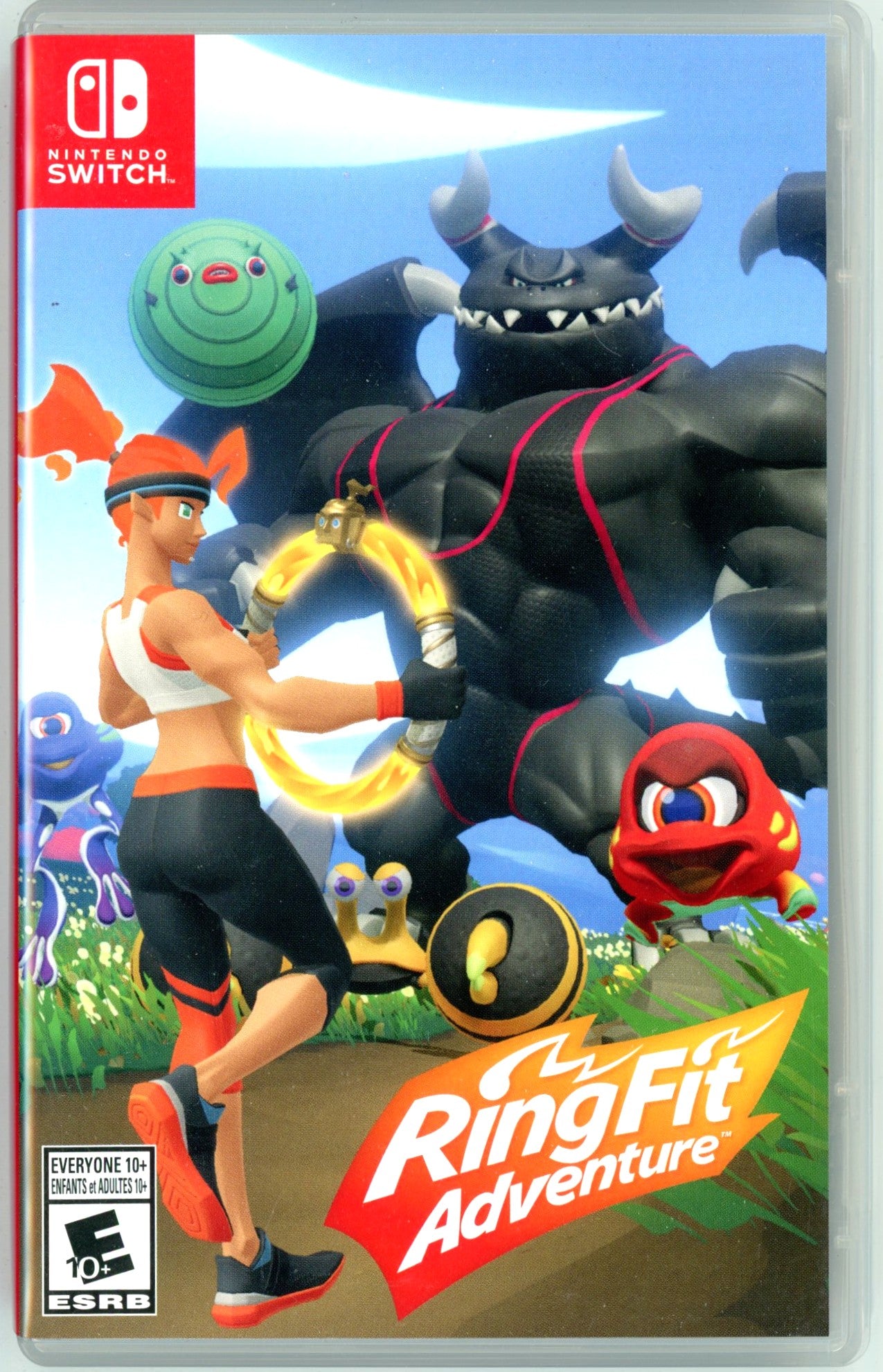 2019 Ring Fit Adventure Nintendo Switch Video Game Cartridge In Box