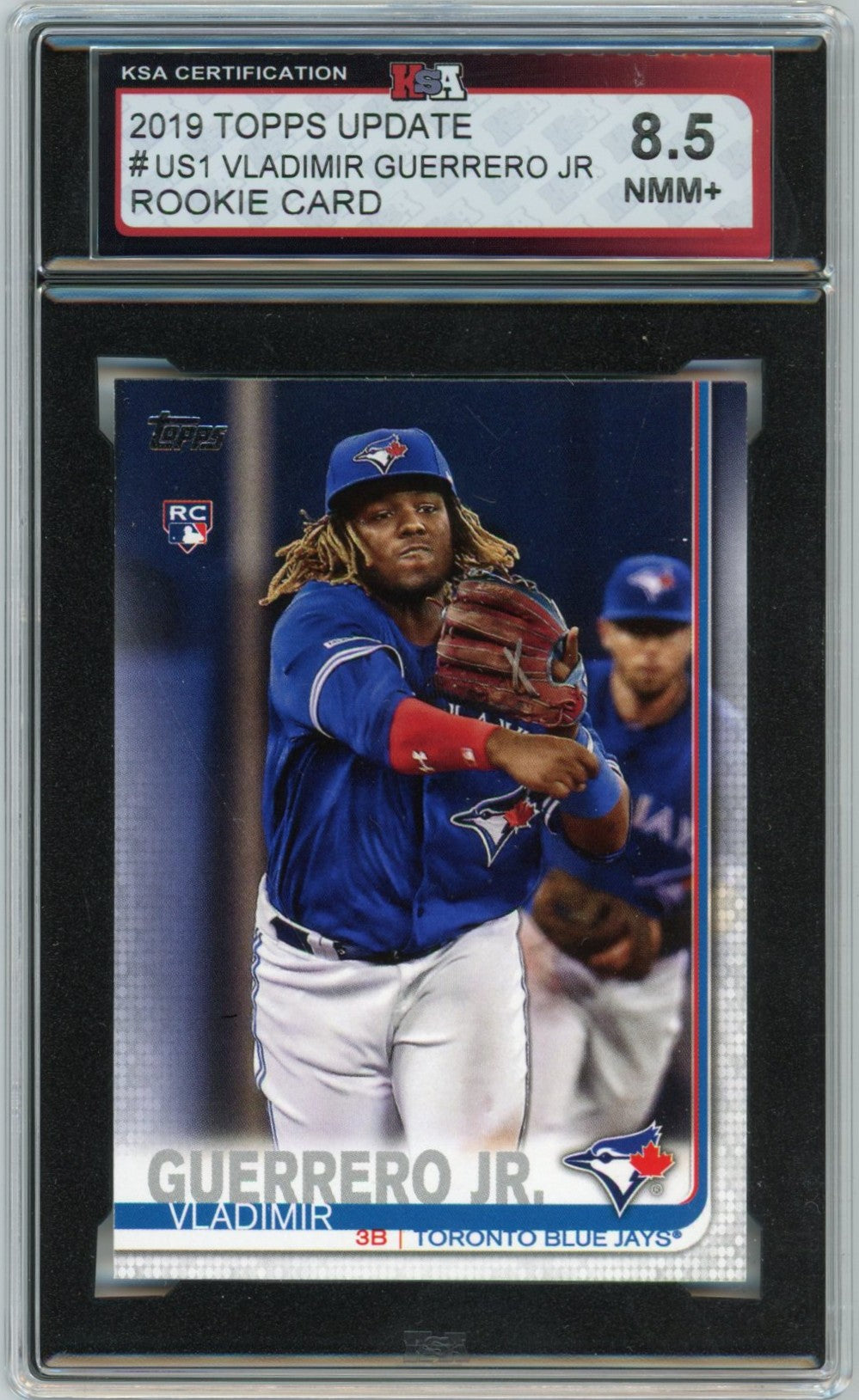 2019 Topps Update Vladimir Guerrero Jr. Graded Rookie Card #US1 KSA 8.5