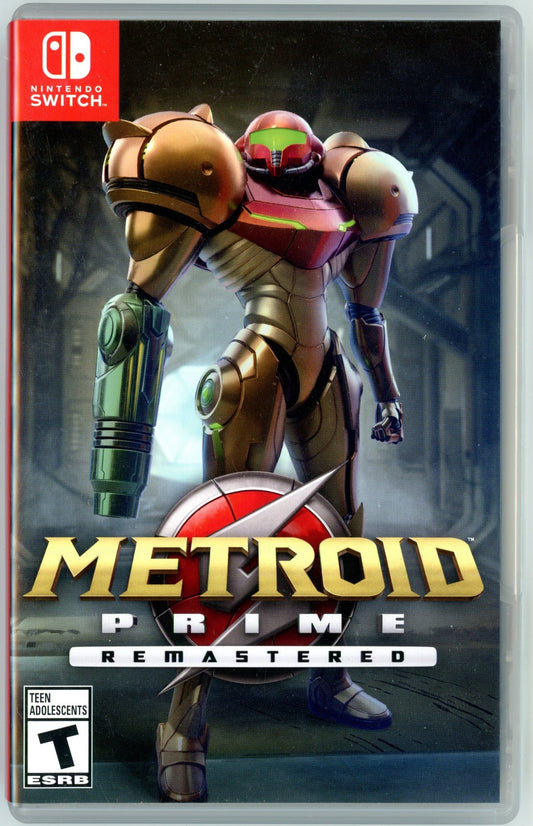 2023 Metroid Prime Remastered Nintendo Switch Video Game Cartridge In Box