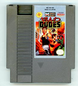 1988 Data East Bad Dudes NES Video Game Cartridge