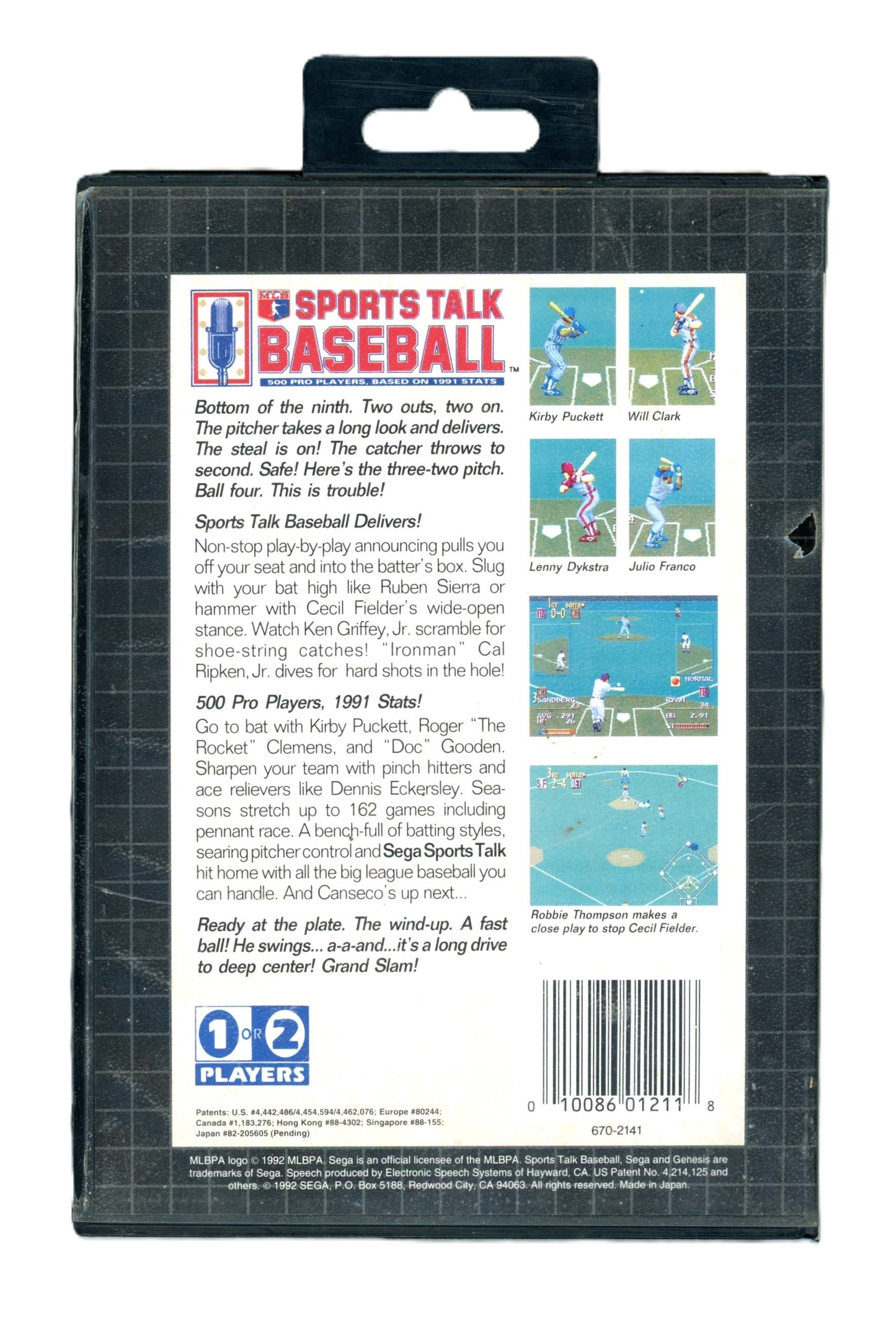 Sega Genesis Vintage Video Game Console Bundle + 6 Games