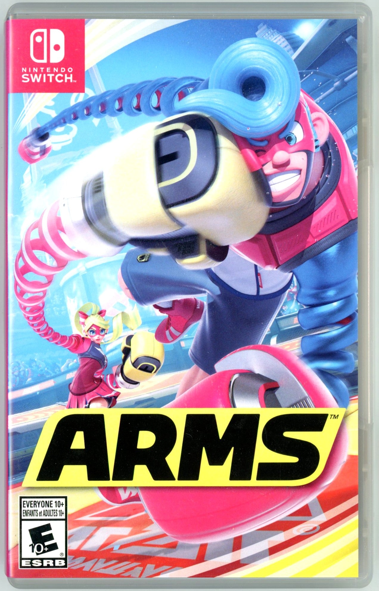 2017 Arms Nintendo Switch Video Game Cartridge In Box