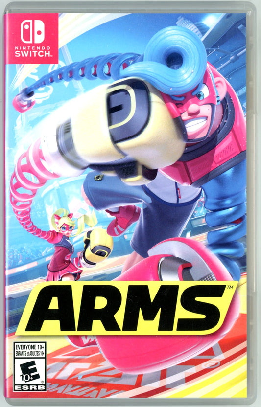 2017 Arms Nintendo Switch Video Game Cartridge In Box