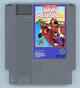 1987 Capcom Mickey Mousecapade NES Video Game Cartridge