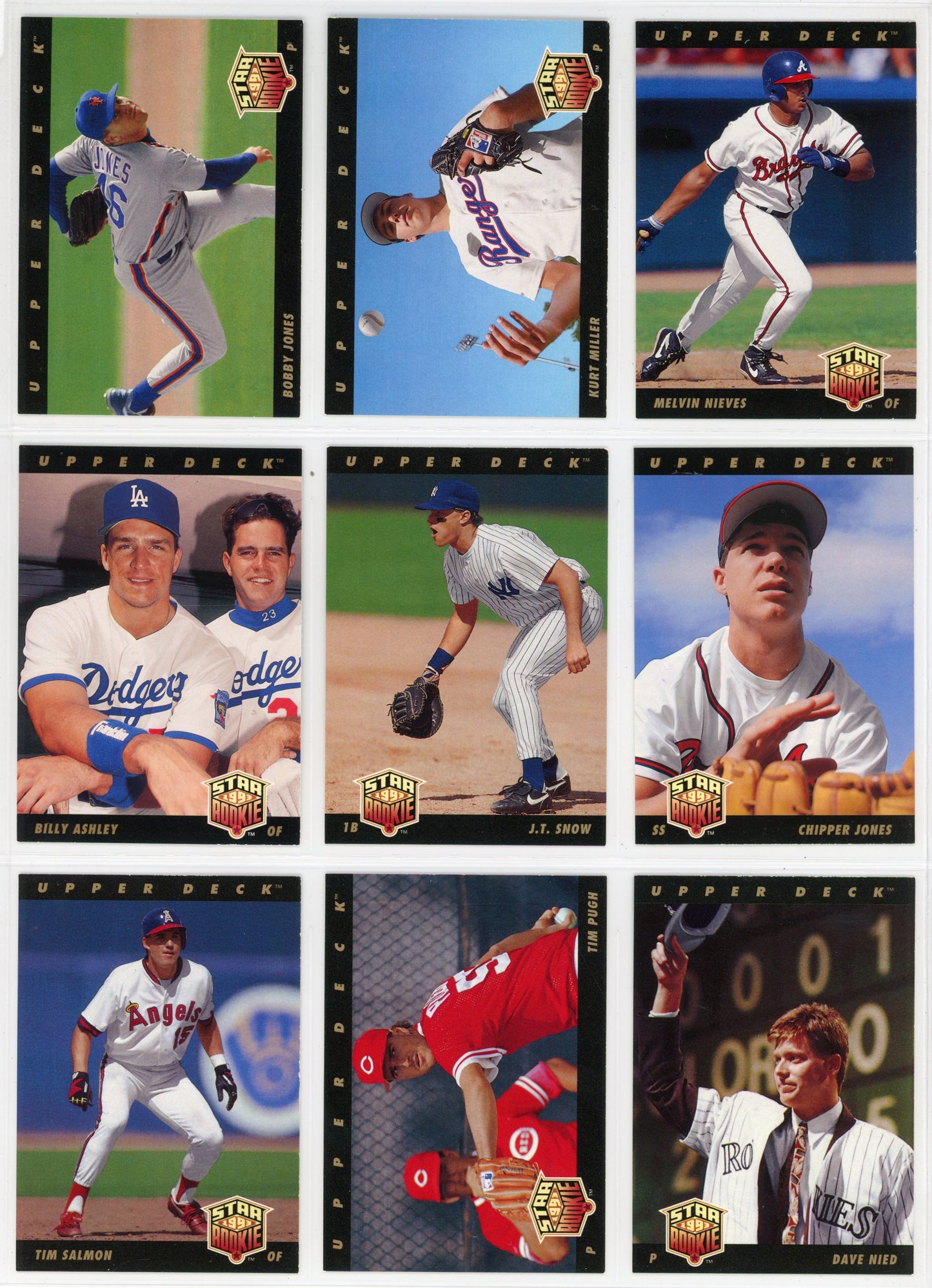 1993 Upper Deck MLB Baseball Complete Set (840 Cards)