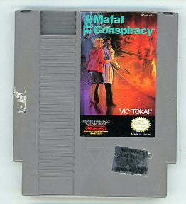 1990 The Mafat Conspiracy NES Video Game Cartridge