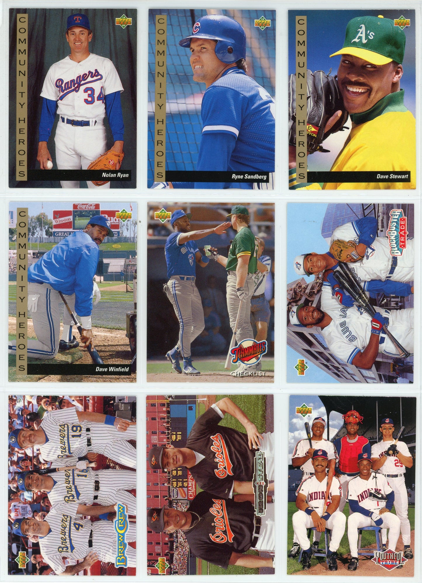 1993 Upper Deck MLB Baseball Complete Set (840 Cards)