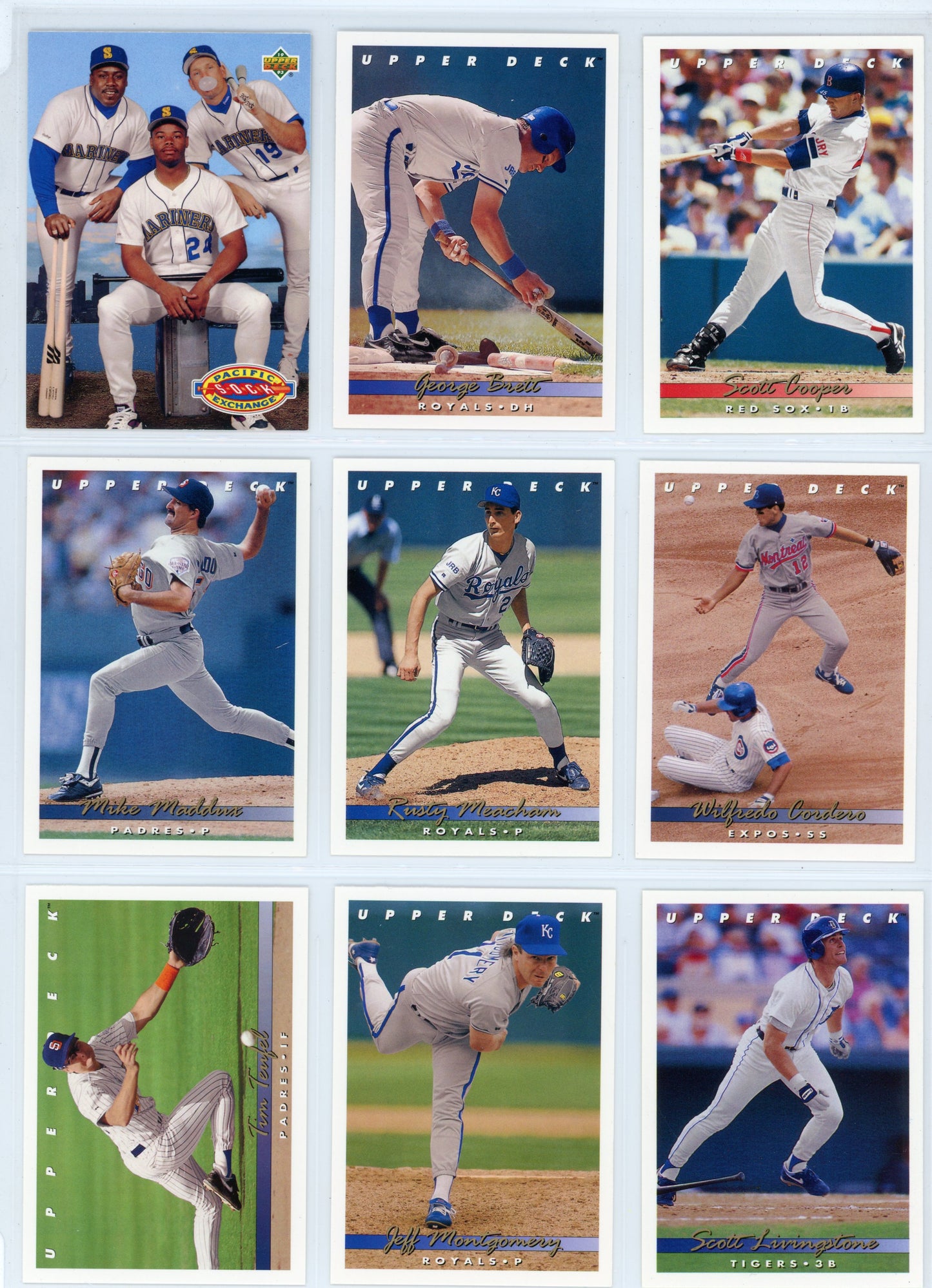 1993 Upper Deck MLB Baseball Complete Set (840 Cards)