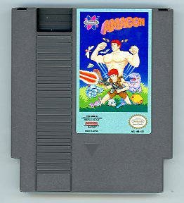 1989 Amagon (Totsuzen! Machoman) NES Video Game Cartridge