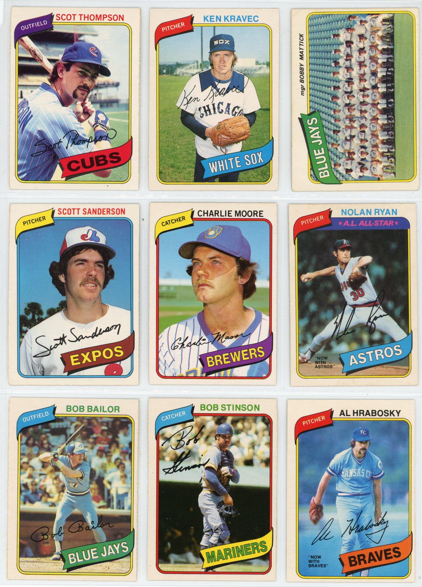 1980 OPC O-Pee-Chee MLB Baseball Complete Set (374 Cards) Pack Fresh