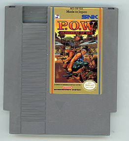 1988 SNK P.O.W.: Prisoners of War NES Video Game Cartridge